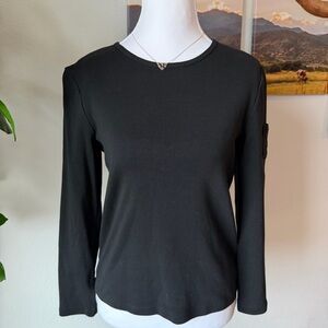 Ralph Lauren Black Long Sleeve Tee